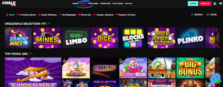 Chalkwins casino slot