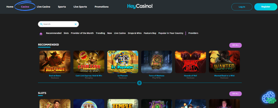 HeyCasino! slot