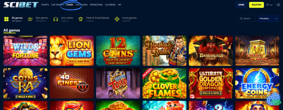 Scibet Casino slot