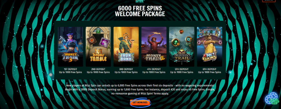 Wizzspin Casino bonus